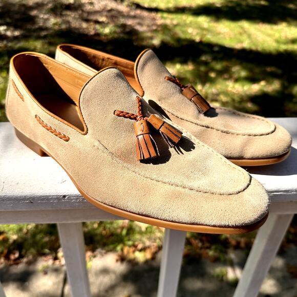 Magnanni Other - Magnanni Delrey II Tassel Loafer, Suede Calfskin Leather Men's 10.5 M